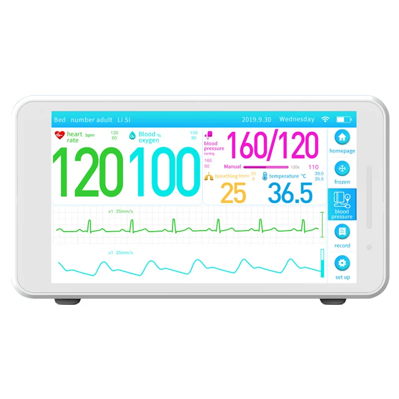 

5.5 Inches Mini Mobile Handheld Wifi Ecg Recorder Monitor 3 Channel Ecg Machine