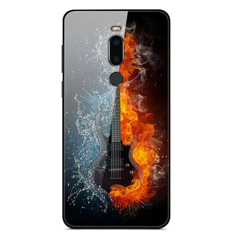 2 Чехол для Meizu M8, закаленное стекло, жесткая задняя крышка для Meizu M8 M 8, мягкий чехол для телефона, бампер для MeizuM8, защитный чехол 5,7 дюйма - Цвет: 2