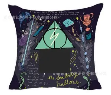 Наволочка из ткани &quotГарри Поттер&quot 45x45 см