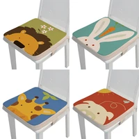 portable 40x40x5cm child toddler cartoon animal high chair seat booster baby infant increasing cushion thick pad