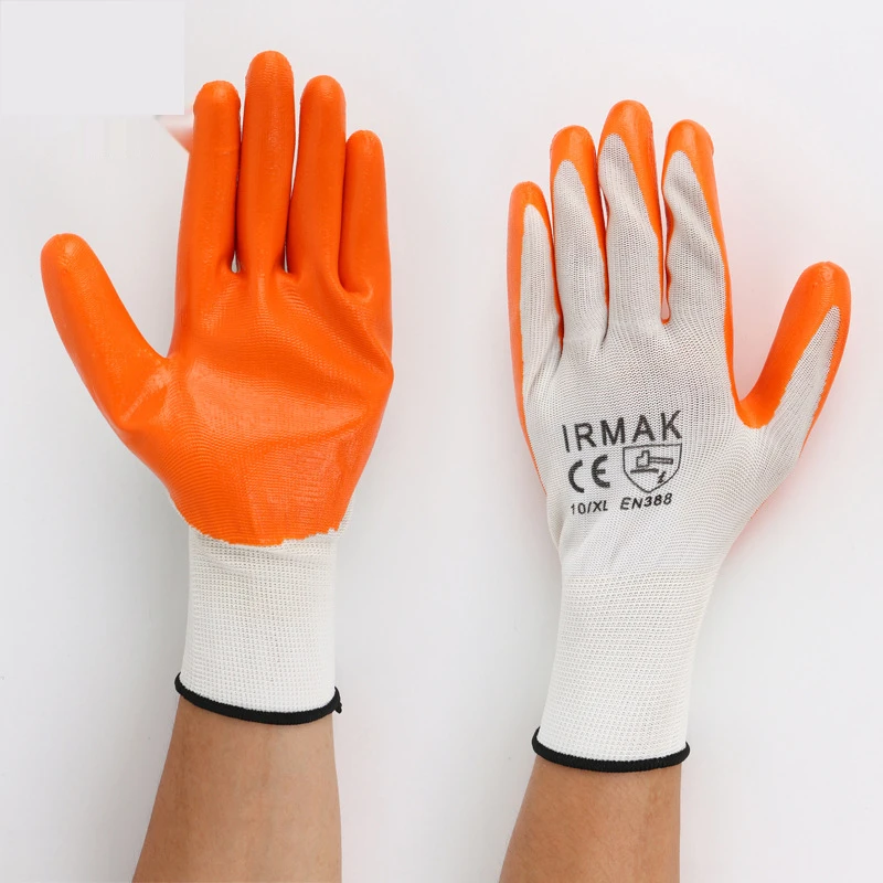 WHLW Instrument Soak Glue Labor Protection Gloves More Wear-resisting Cut Waterproof Oil Resistant | Инструменты