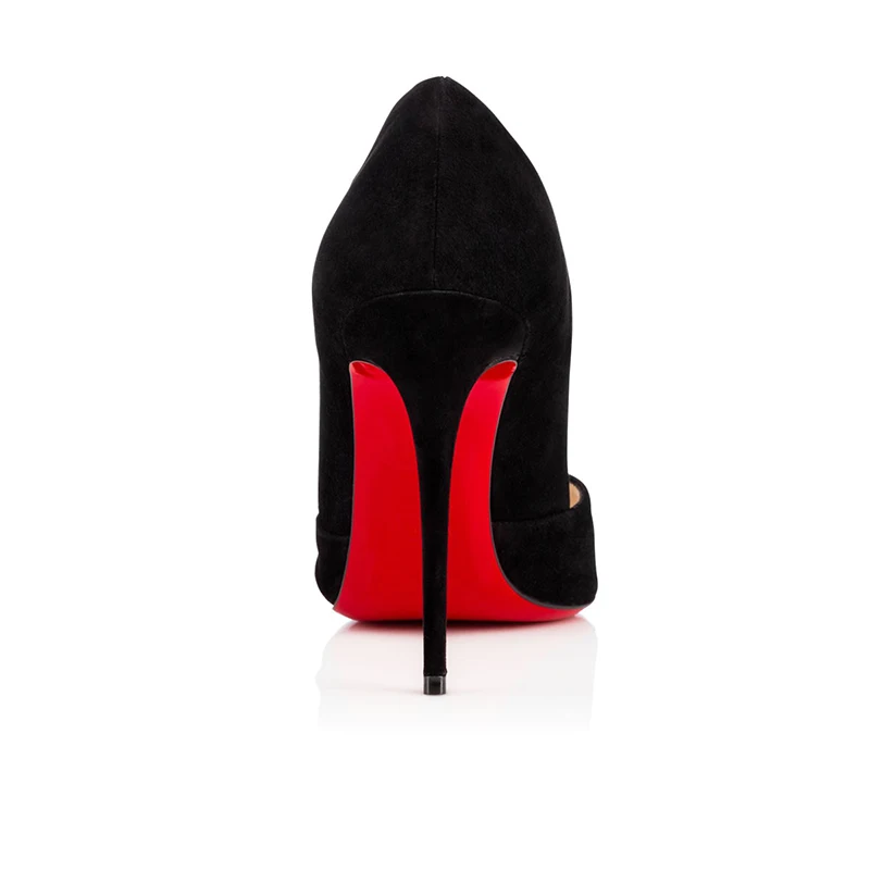 

Women Flock Luxury Pumps Sexy Platform Clear Ladies High Heels 8 10 12cm Red Bottom Mules Wedding Party Shoes Sandals 35-44