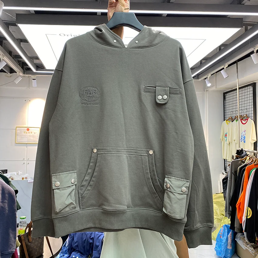 

Oversized PAF ARCHIVE Hoodie Men Women Best Quality Letter Embroidered Pullover Heavy Fabric Sweatshirts harajuku
