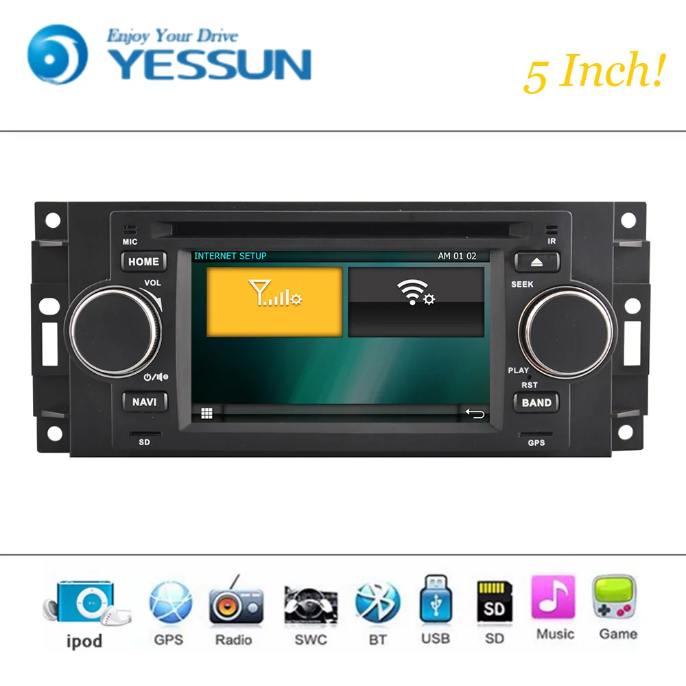 Автомобильный DVD плеер Wince система для Chrysler 300C Pt Criser/ Dodge RAM/ Jeep Grand Cherokee Радио Стерео