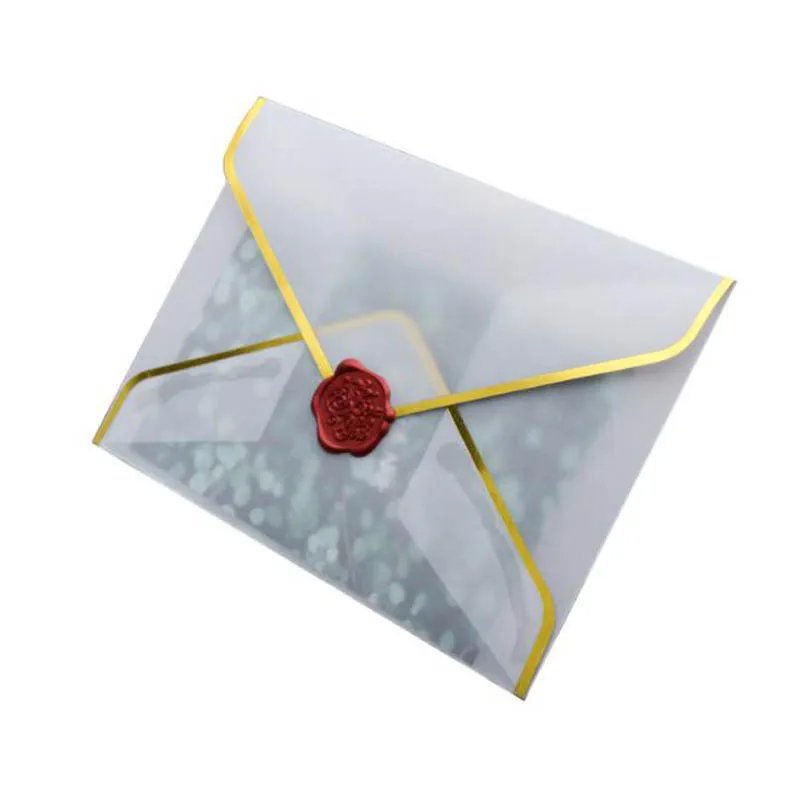 

300pcs Retro Translucent Envelopes Sulfuric Acid Paper Envelopes Blanks No Print Creative for Wedding Invitation