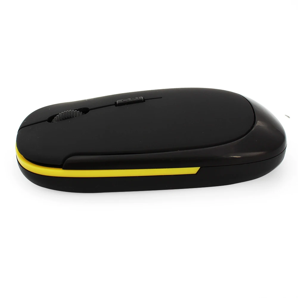 Wireless 2.4G Mouse Ultra-Thin Ergonomic Shape Design Mause 1600 DPI Computer Portable Mice With USB Receiver Gift For Laptop PC |