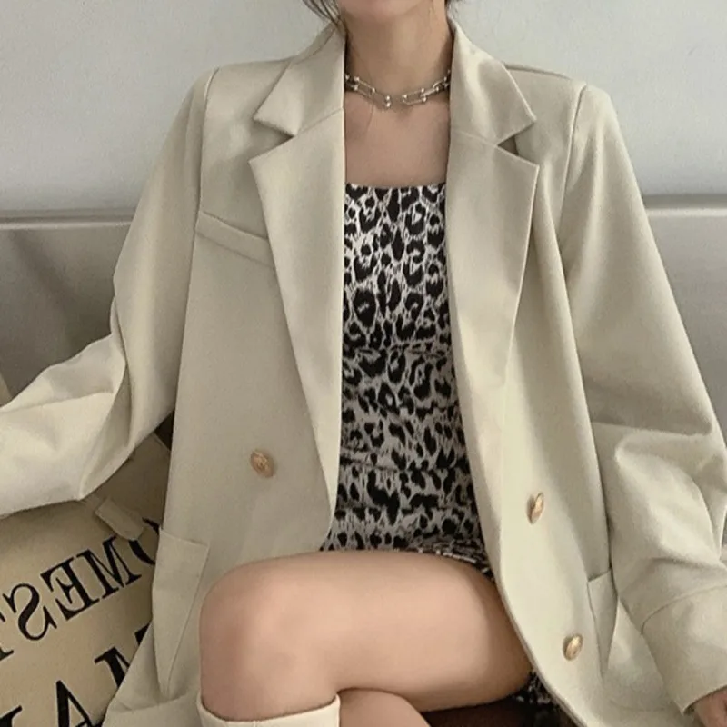 Женский офисный пиджак черный дизайнерский Блейзер оверсайз весна-осень 2021 |