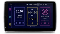 xtrons 10 1 inch rotatable touch screen double din car stereo with fm am radio usb sd vertical display mode