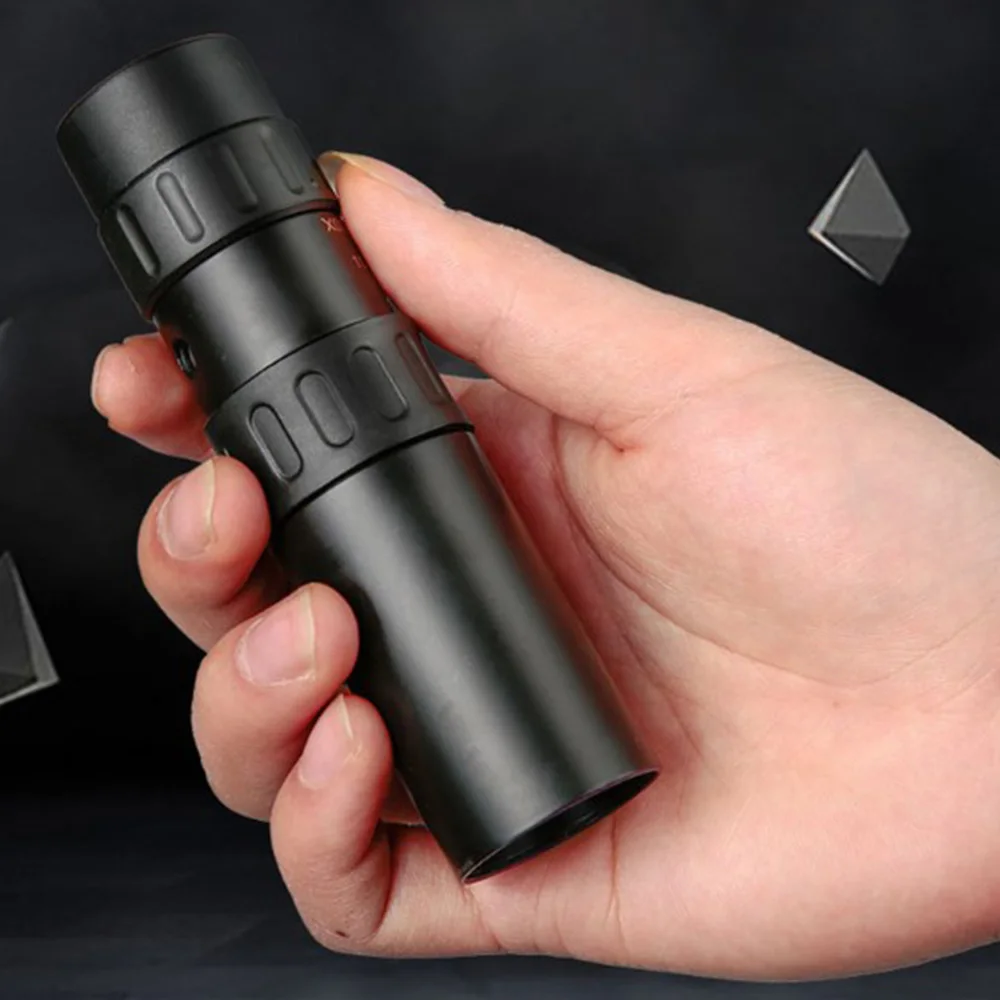 

Metal Monocular Telescope 10-30x25 Zoom High Quality Monocular Binoculars Telescope Supports Smartphone With Light Night Vision