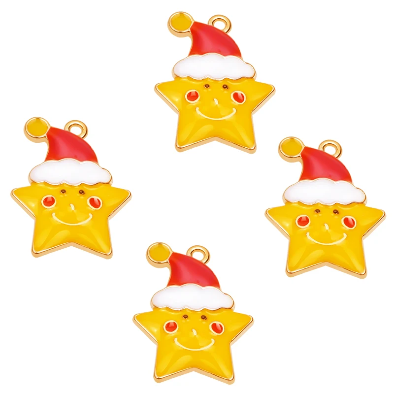 

15pcs/Lot Star Planet Pendant Jewelry Making DIY Findings Enamel Charms For Women Girl Pins Accessories Necklace Anklets Earring