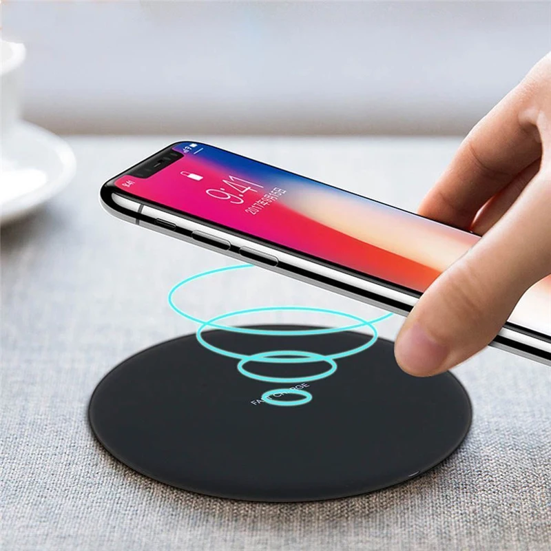 Для iPhone 11 Pro Max XS XR X 8 лучшая Беспроводная зарядная панель для samsung S8 Xiaomi huawei Google Asus