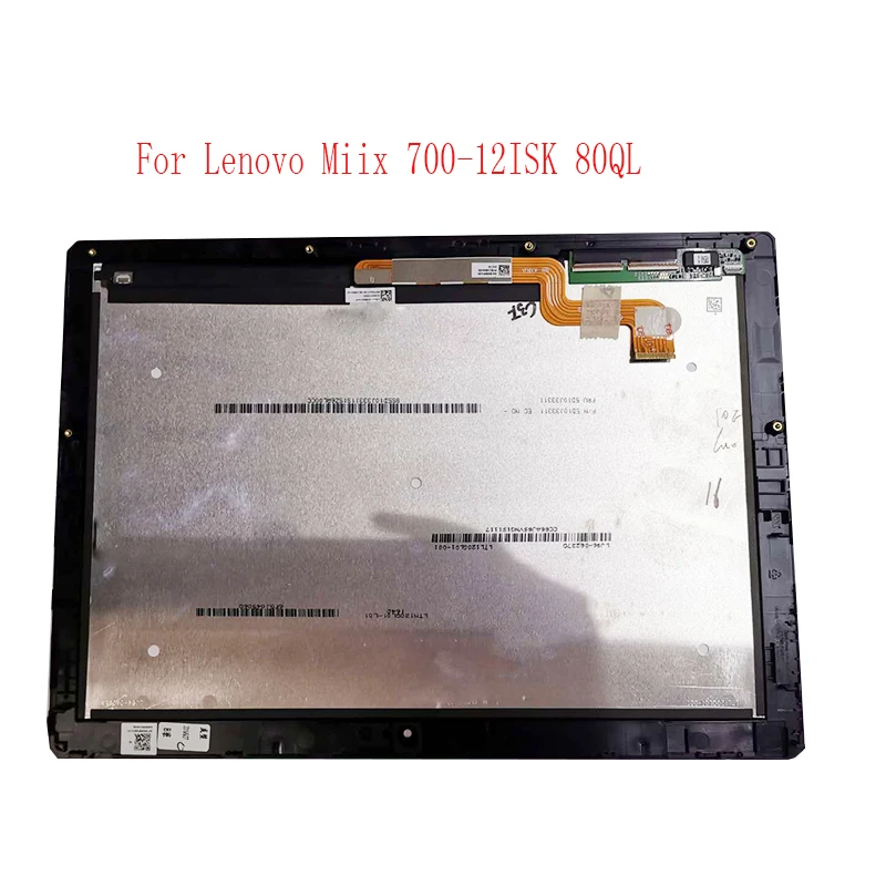 Оригинальный Новый ЖК дисплей для Lenovo Ideapad Miix 700 12ISK 80QL в сборе LTL120QL01 001 003 2160*1440