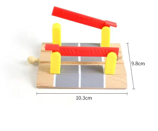 15 Styles Wooden Train Track Railway Bridge Accessories Variety Train With Compatible Kids Assembly Toys Tunnel Cross Bridge