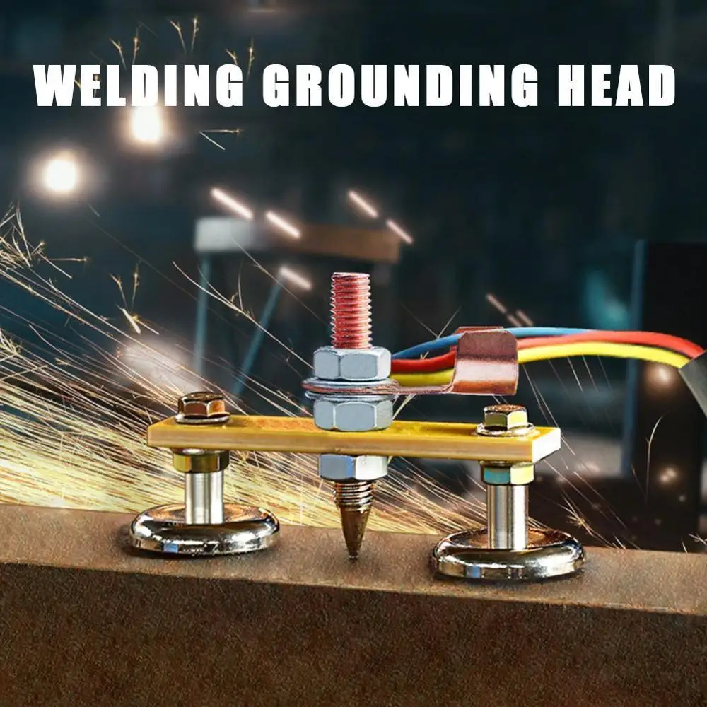 

1PCS Magnetic welding grounding device Magnetic Welding Ground 16LBS 66LBS Clamp 200A 500A