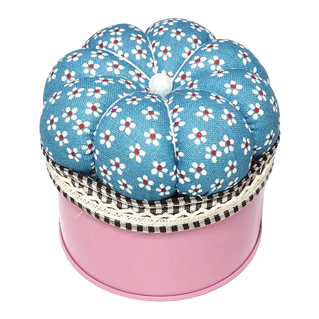 Цветочный узор ткань Pincushion Pin Подушка игла вставки DIY ремесло|Хранилище для шитья