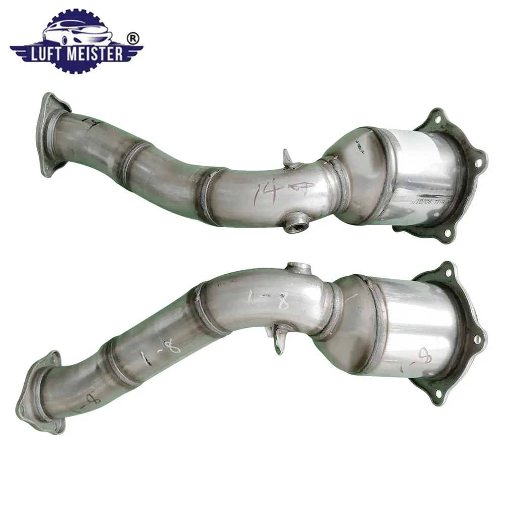 Пара передних каталитических конвертеров 958113021AX для Porsche Cayenne 4 8 V8 - Gas 2011-2014 без