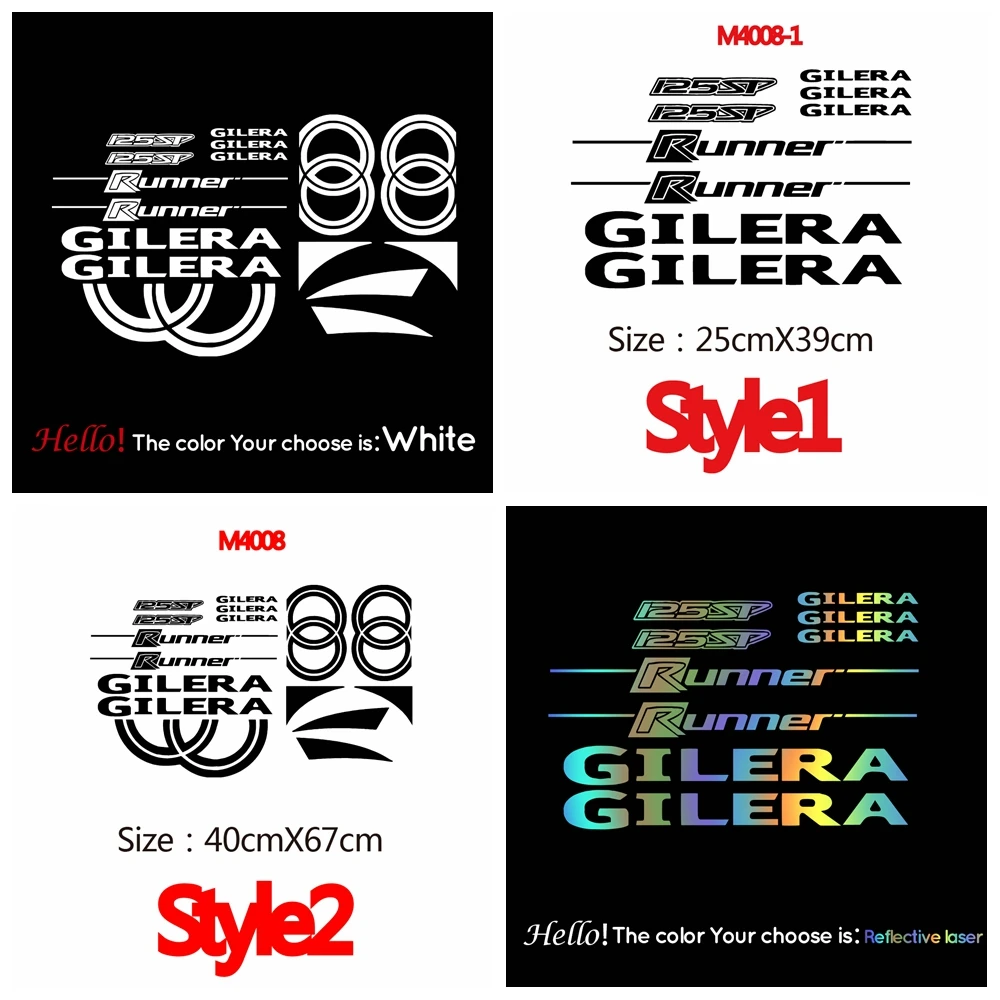 

For Gilera SP Runner 125 SP125 125SP Scooter Moped Decals Stickers Graphics