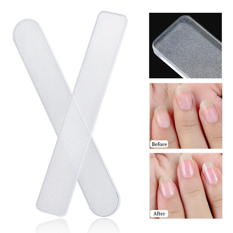 Профессиональная прочная нано-стеклянная пилка для ногтей пилочка маникюра