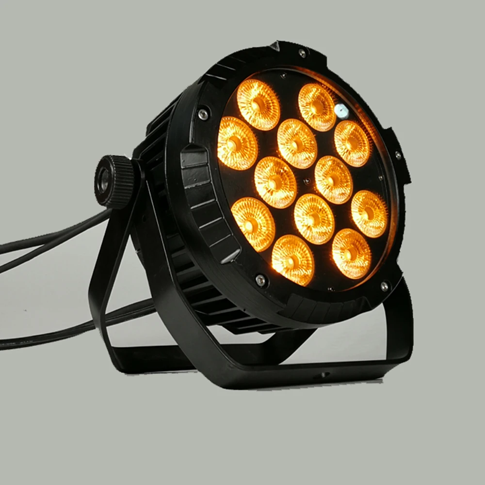 8 шт./12x18 Вт rgbwa УФ 6 в 1 водонепроницаемые прожекторы dmx512 светодиодные par