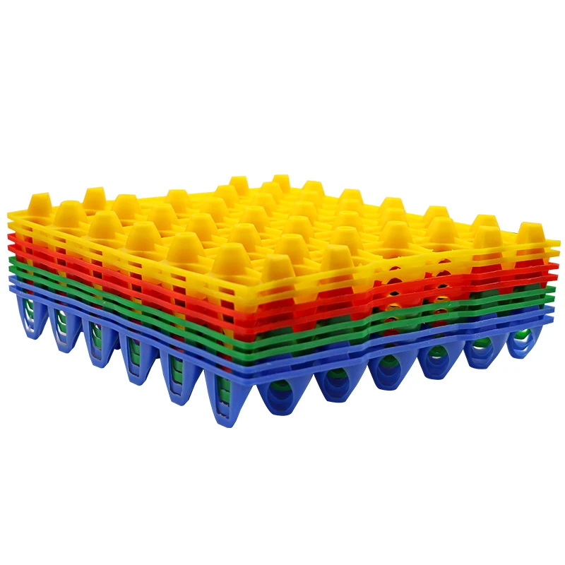 

Пластиковый лоток для яиц, транспортировочный поднос для яйца на большие расстояния, утолщенный лоток для яиц, вмещает 30 яиц, случайный цвет...