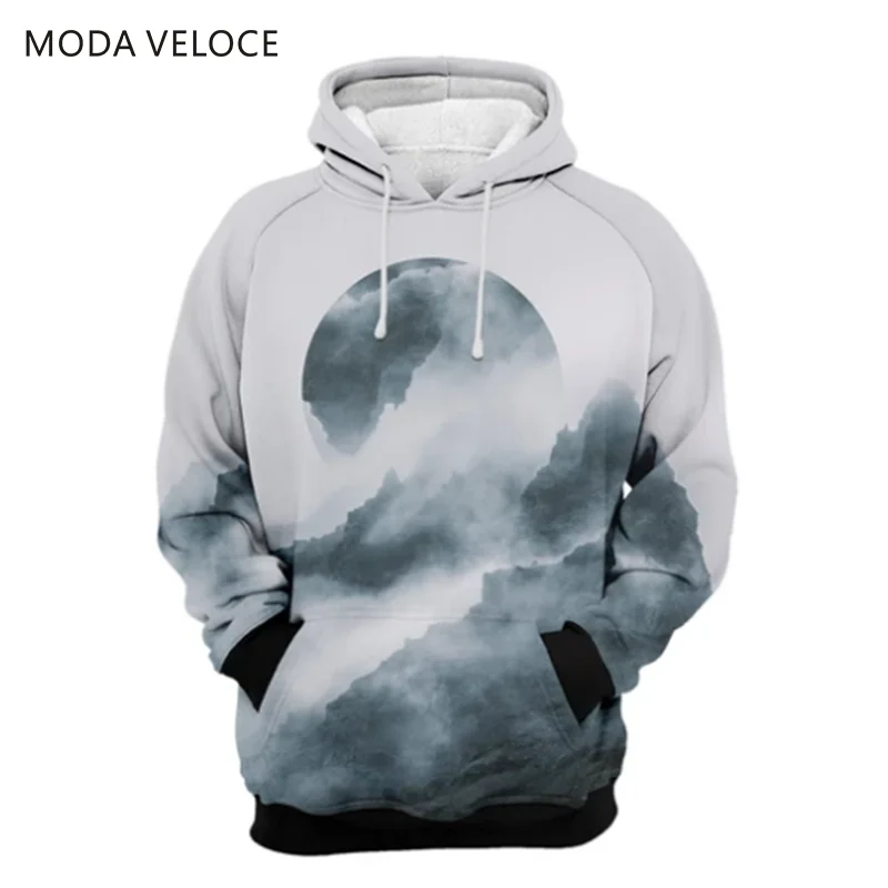 Moaveloce толстовка с капюшоном из полиэстера и шерсти принтом в виде кристаллов