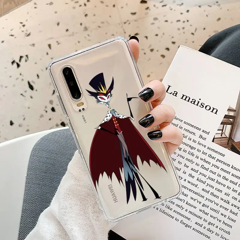 

evil anime Helluva Boss Phone Cases Transparent for Samsung A71 S9 10 20 HUAWEI p30 40 honor 10i 8x xiaomi note 8 Pro 10t 11
