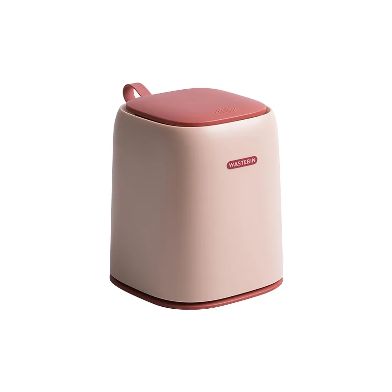 

xiaomi Youpin Desktop Home Garbage Trash Can Mini Waste Bin Press Type Debris Bucket With Lid for Office Dressing table Use