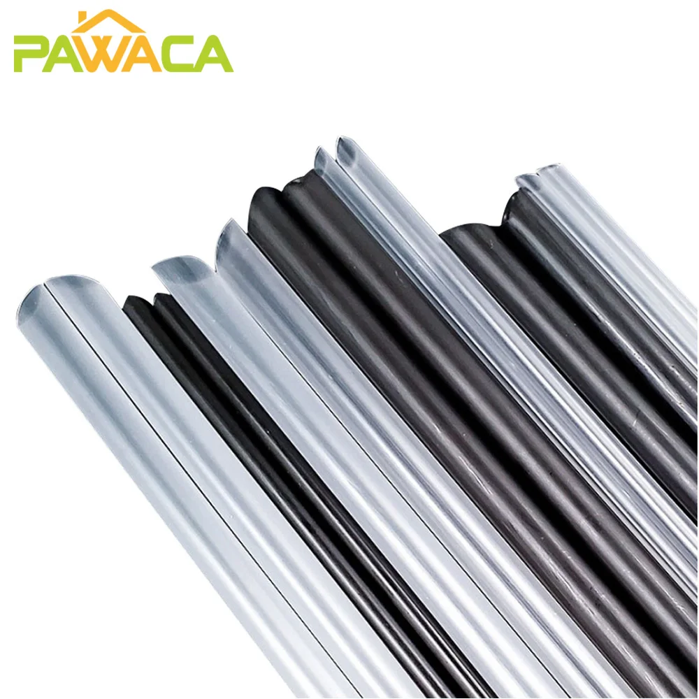 50 шт./лот белые черные Большие широкие питьевые соломинки одноразовые гибкие для