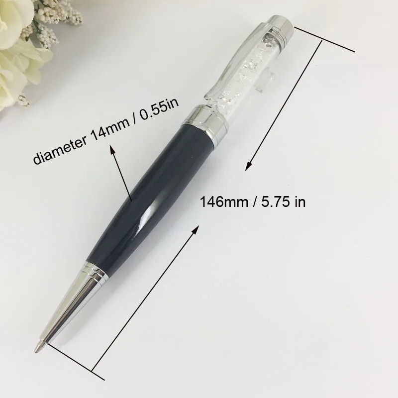 ACMECN шариковая ручка с кристаллами с USB флеш-накопителем металлическая блестящая Алмазная разноцветная 2 в 1 многофункциональная ручка 4G 8G USB ручка памяти
