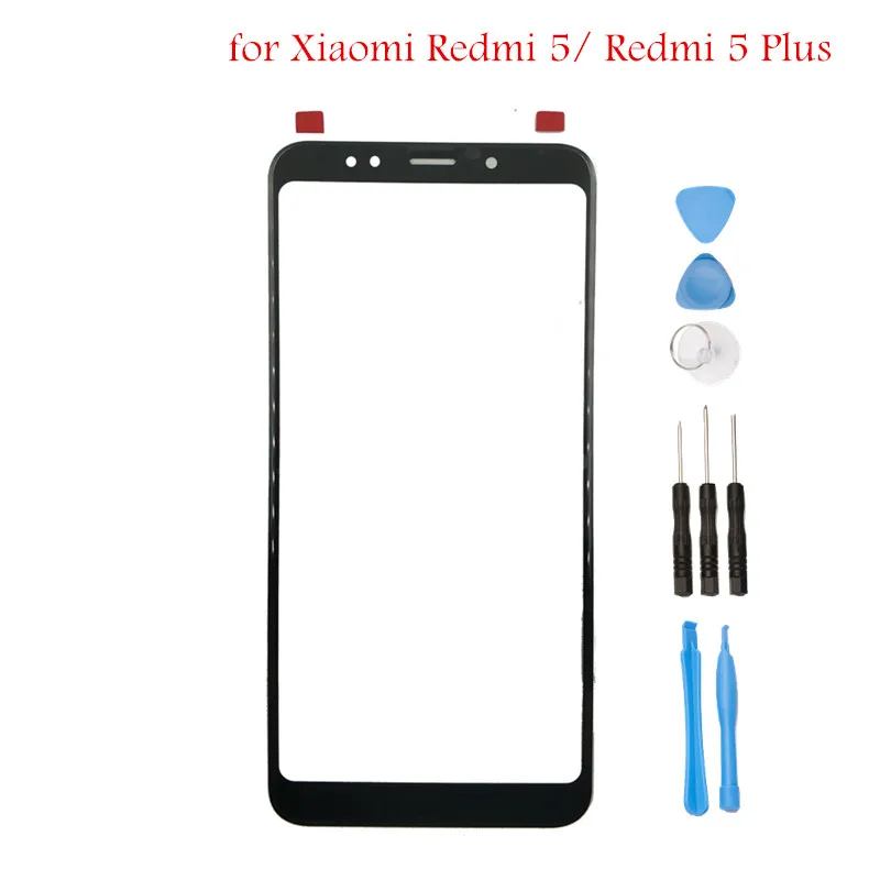 Сенсорный экран для Xiaomi Redmi 5/ 5 Plus передняя стеклянная панель внешнее стекло