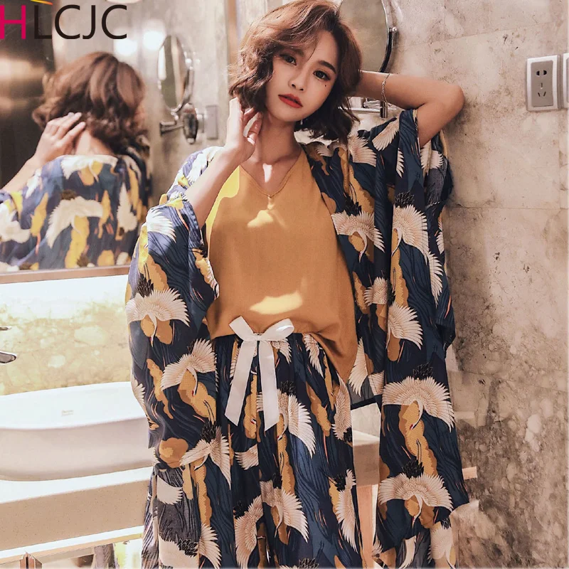 Новинка высококачественные женские пижамные комплекты из 4 предметов хлопковая