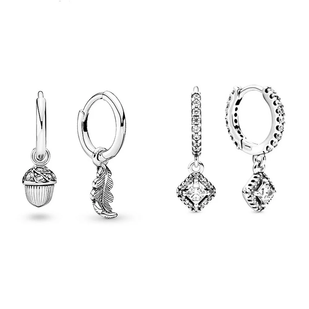 

100% 925 Sterling Silver Jewellry Handmades Making Personalized Fine Earrings Fit Original Pandora DIY Designer Women Jewelry