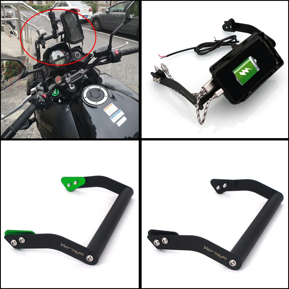 Мобильный телефон для мотоцикла держатель KAWASAKI Versys 650 KLE650 Versys650 2015 2019