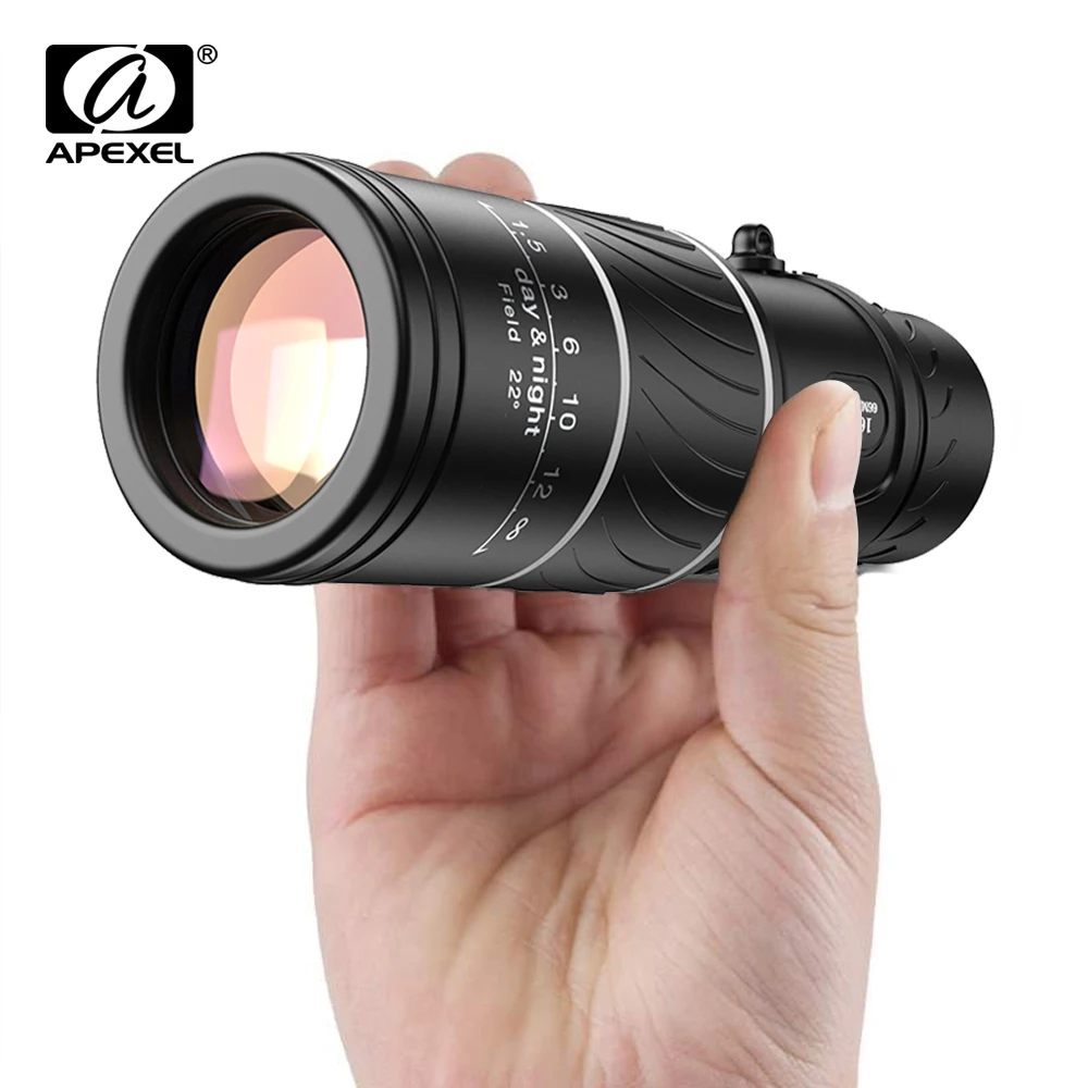 

APEXEL 16X52 HD Clear Vision Monocular Telescope 66/800M Tourism For Camping Hunting Monocular