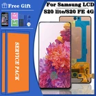 Super AMOLED для Samsung Galaxy S20 FE LCD G780F G781F сенсорный экран дигитайзер в сборе для Samsung S20 Lite S20FE 5G LCD