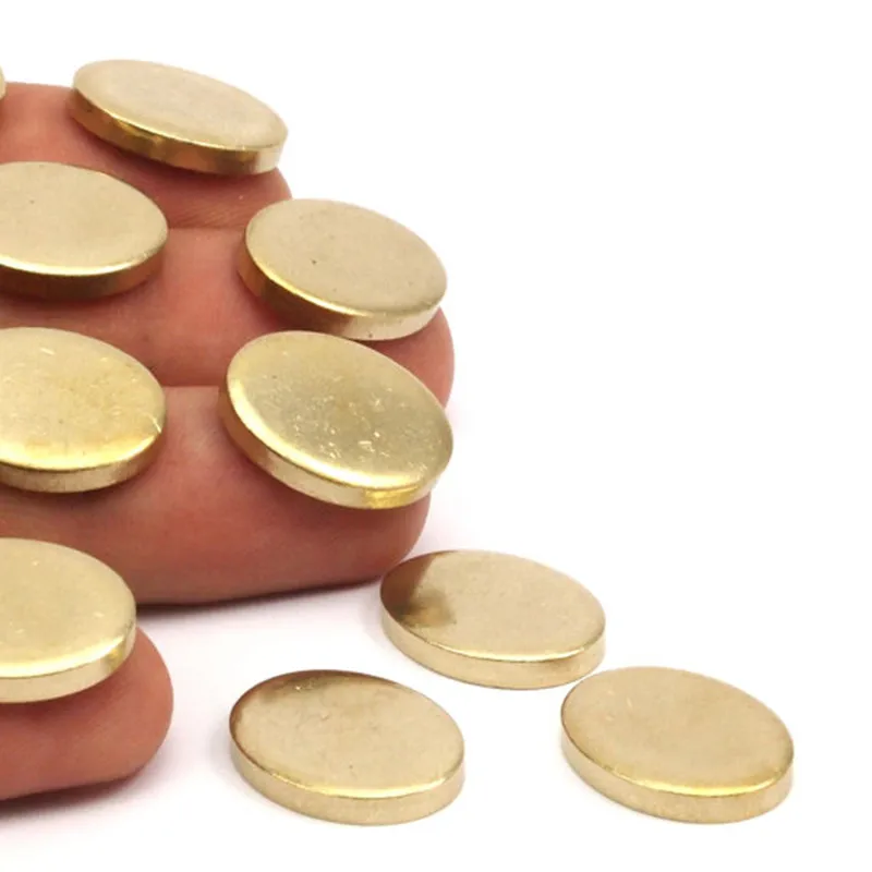 

connector. 6 pcs Raw Brass Oval Blanks (20x15x3mm) K230