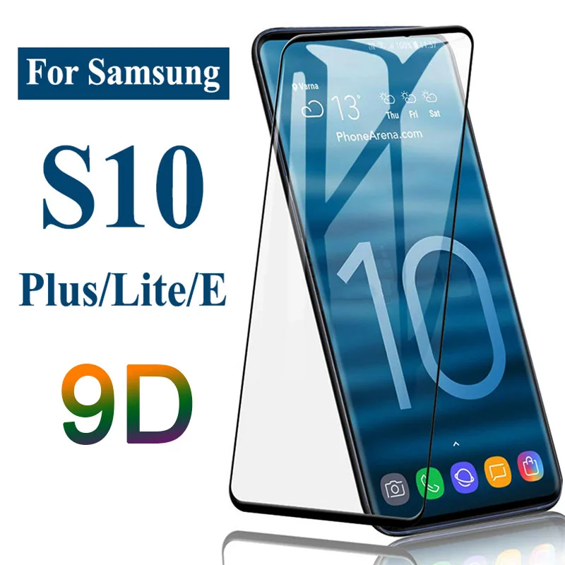 Изогнутое защитное стекло 20D для Samsung Galaxy S9 S10 S8 Plus Note 8 9 закаленное s10 защитная
