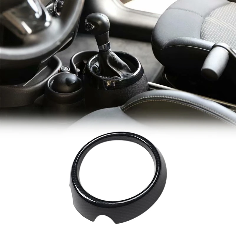 

Auto Carbon Fiber Central Gear Panel Control Panel Decal Car Interior Modification for 2011-2016 MINI Countryman R60