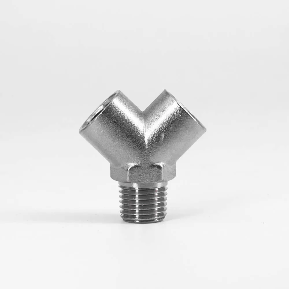 1/4 &quotNPT мама Женский Мужской y образный 304 фитинги из нержавеющей стали Кабельный