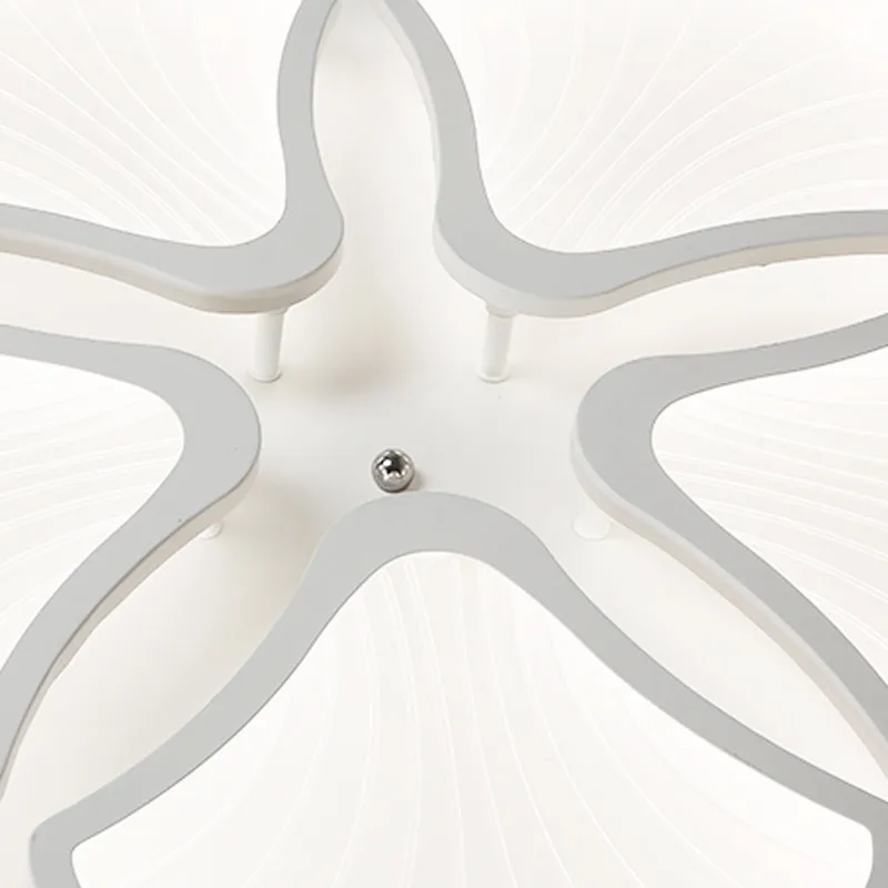 Светодиодная люстра современная лампа для гостиной спальни кухни белый блеск