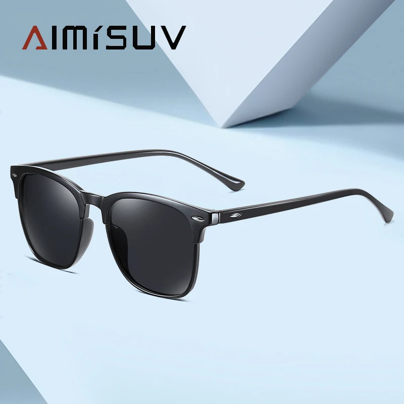 

Очки солнцезащитные AIMISUV поляризационные для мужчин и женщин, классические модные солнечные очки в ретро стиле, с защитой UV400
