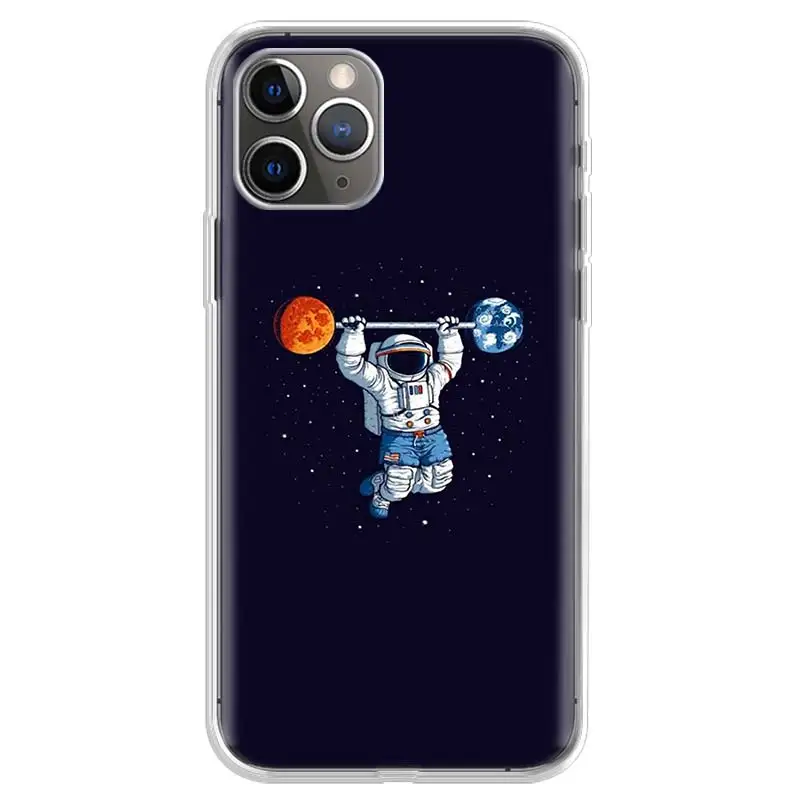 Бодибилдинга тренажерного зала фитнеса чехол для телефона Apple Iphone 11 12 Pro MIni 7 7G 8 8G 6S