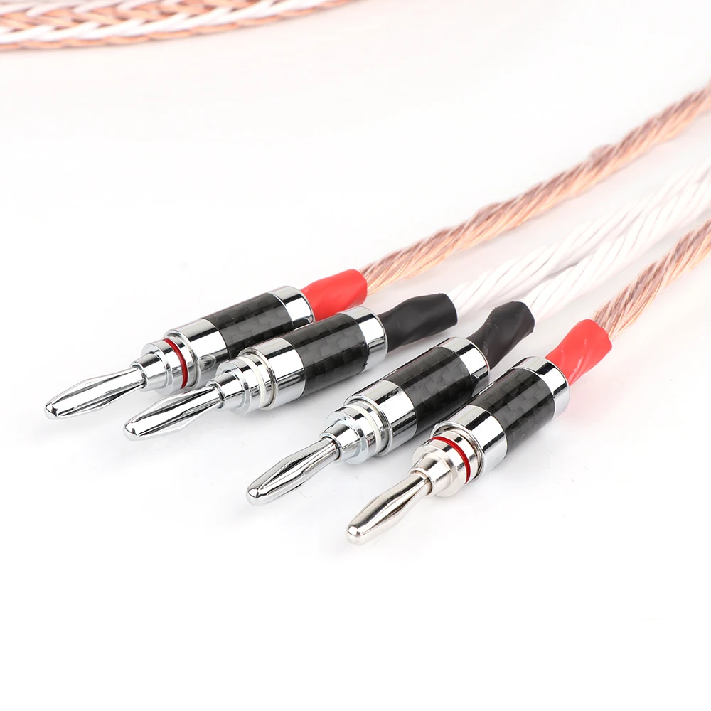 Yter пара HI End 8TC акустический кабель OCC медный аудиокабель для акустических систем