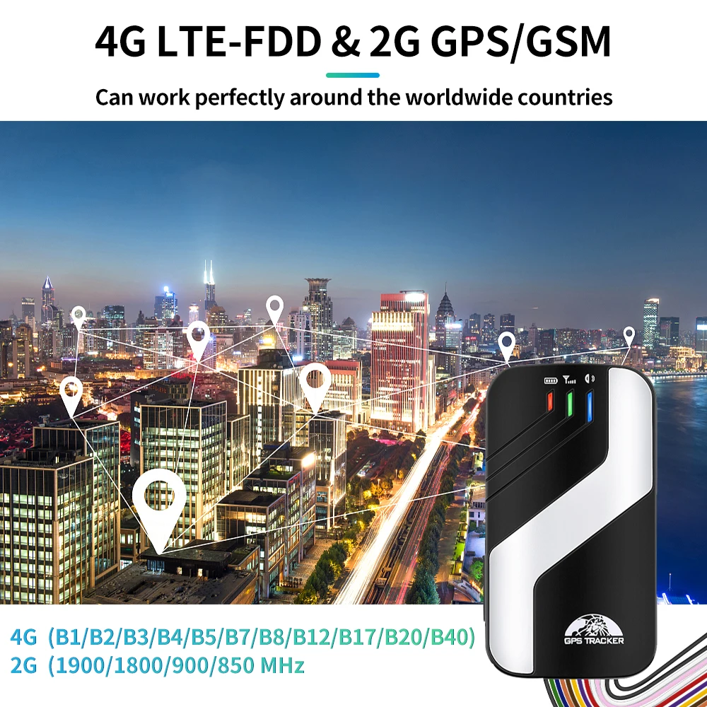 Deelife 4G мини GPS трекер автомобиля Противоугонный локатор для мотоцикла мопеда с