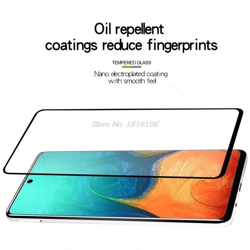 3d-стекло для Samsung A71 A51 полное покрытие клеящееся закаленное стекло премиум-класса