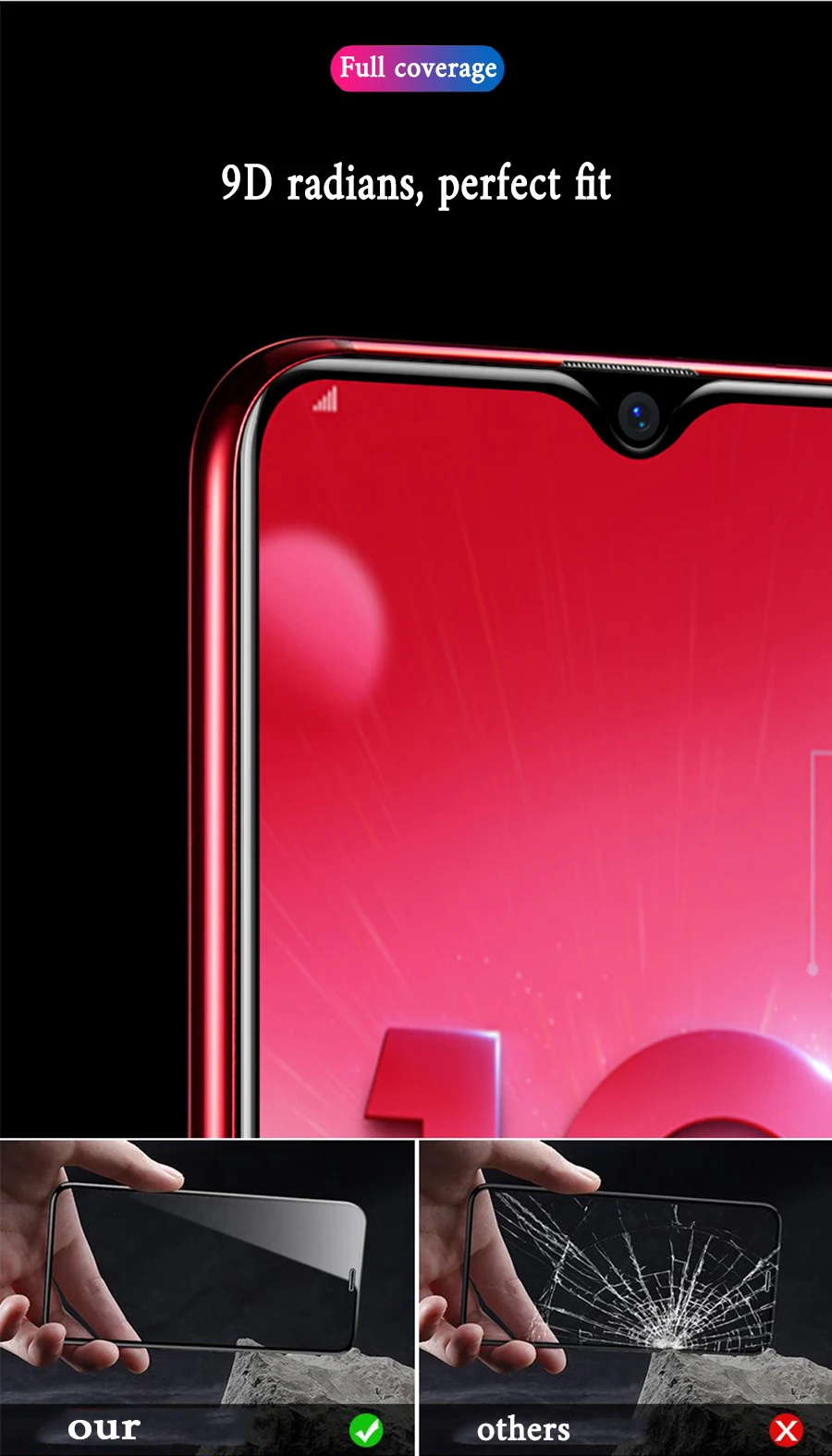 3 шт 9H полное покрытие Защитное стекло для honor 10 lite Защитное стекло для экрана для huawei honor 10 lite honor 10i закаленное стекло