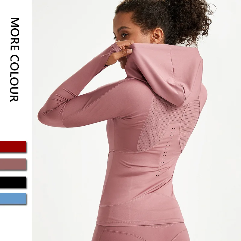 Wmuncc Женская Спортивная футболка с длинными рукавами для бега и йоги облегающая