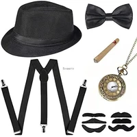 1920s mens gatsby gangster costume accessories set 1920s great gatsby accesorios anime