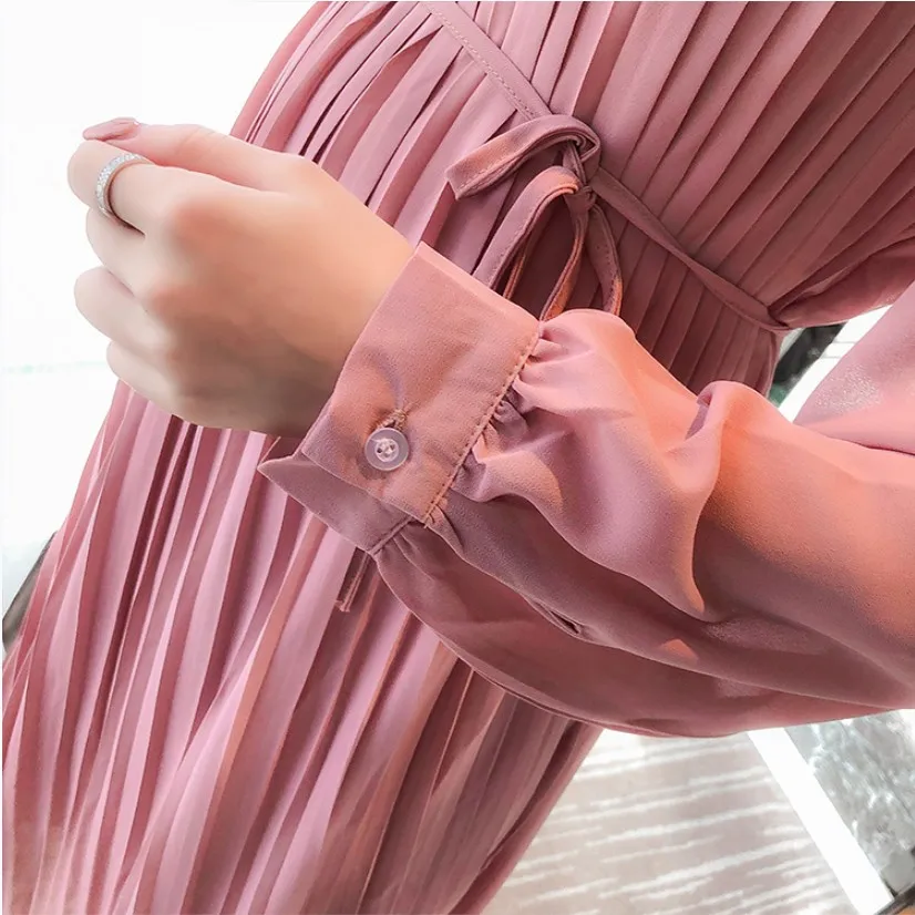 Высококачественные модные платья для беременных весна осень длинные платье