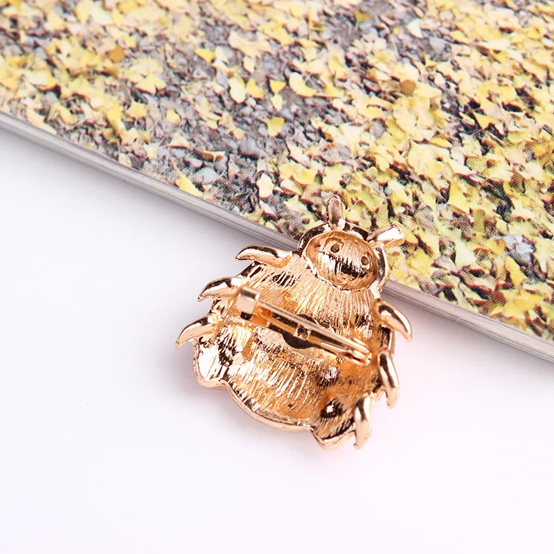 

Hot Korean Version of Fashion Coccinella Septempunctata Brooch Men's And Women's Clothing Corsage Brooch Shoe Bag Women's Clothe